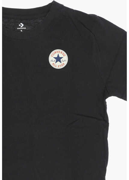 Tricouri Converse All Star Chuck Taylor Cotton Crew-Neck T-Shirt Black Baieti (BM 14086580) 2