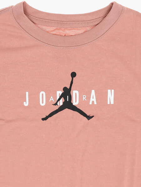 Tricouri Nike Air Jordan Logo Printed Crew-Neck T-Shirt Pink Baieti (BM 14086589) 2