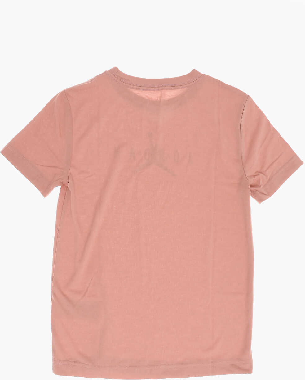 Tricouri Nike Air Jordan Logo Printed Crew-Neck T-Shirt Pink Baieti (BM 14086589) 3