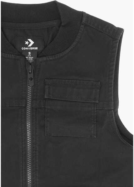 Jachete Converse Sleeveless Utility Jacket Black Baieti (BM 14086592) 2