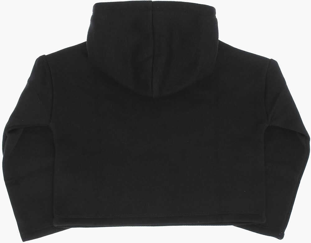 Bluze de trening Nike Fleeced Cotton Blend Hoodie With Printed Logo Black Baieti (BM 14086604) 3