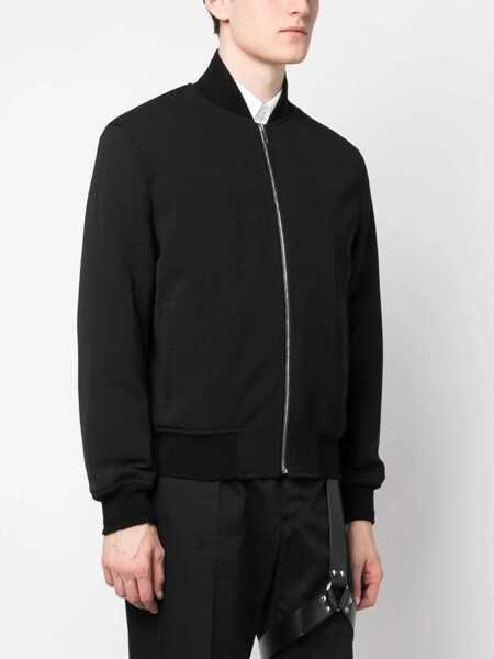 Bomber jacket Givenchy Givenchy Wool Bomber Jacket Black Barbati (BM 14091560) 3