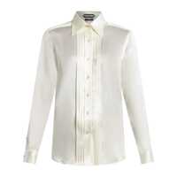 Camasi Tom Ford Silk Shirt With Pleated Detail Femei