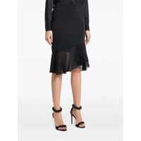 Fuste Tom Ford Dama - Fuste scurte Tom Ford Tom Ford Viscose Skirt With Ruffles Black Femei (BM 14092322) - B-mall.ro