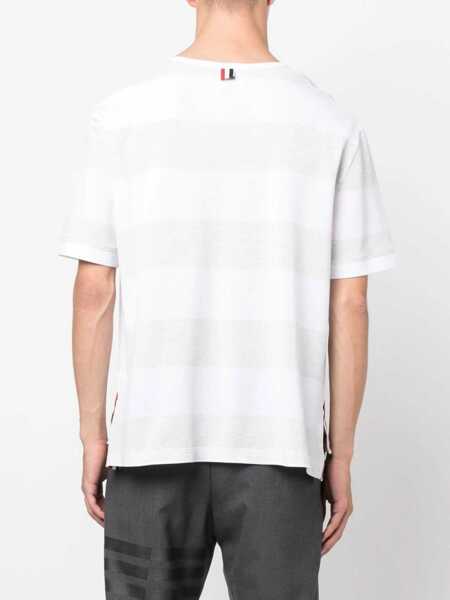 Topuri Thom Browne Thom Browne T-Shirts And Polos WHITE Barbati (BM 14092991) 4