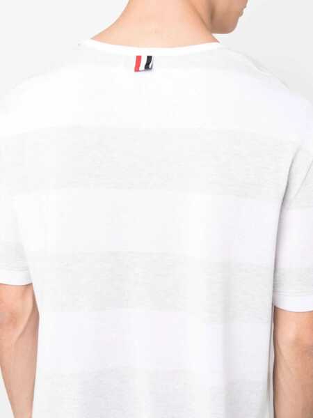 Topuri Thom Browne Thom Browne T-Shirts And Polos WHITE Barbati (BM 14092991) 5