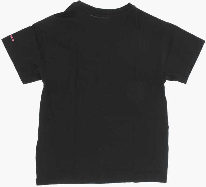 Tricouri Converse All Star Chcuk Taylor Floral Printed Boyfriend Crew-Neck T-S Black Baieti (BM 14096045) 3