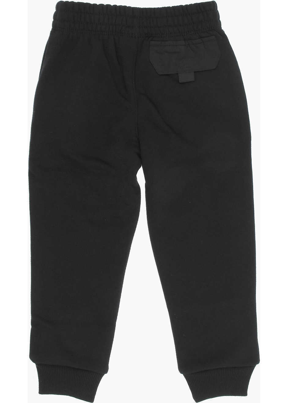 Pantaloni de trening Nike Fleeced Cotton Blend Joggers With 3 Pockets Black Baieti (BM 14096210) 3