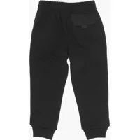 Pantaloni de trening pentru Baieti - Pantaloni de trening Nike Fleeced Cotton Blend Joggers With 3 Pockets Black Baieti (BM 14096210) - B-mall.ro