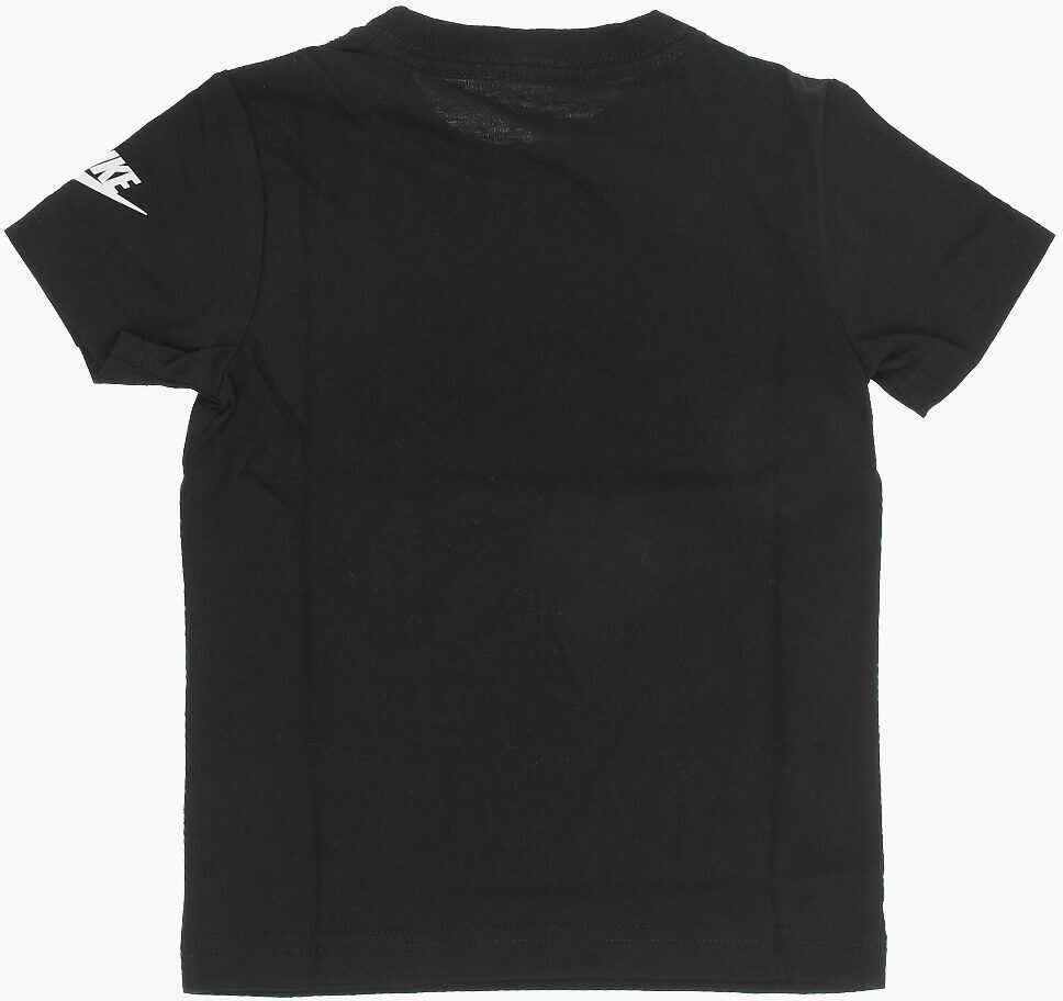 Tricouri Nike Logo Printed Crew-Neck T-Shirt Black Baieti (BM 14096213) 3