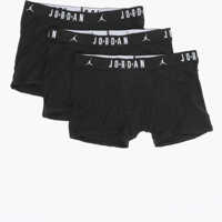 Chiloti Air Jordan Set 3 Pairs Of Stretch Cotton Boxer With Logoed E Baieti