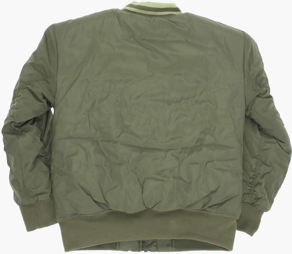 Jachete Converse All Star Chuck Taylor Padded Bomber With Fleeced Inner Green Baieti (BM 14096228) 3