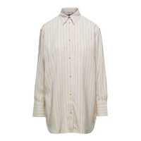 Camasi Relaxed Pinstriped Shirt Femei