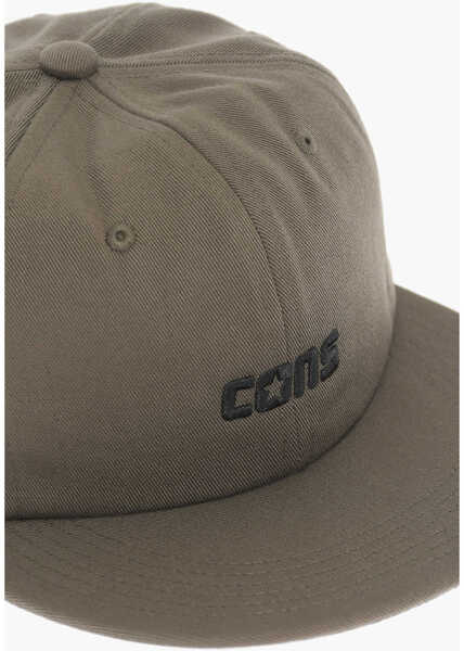 Caciuli Converse Solid Color Cap With Embroidery Brown Fete (BM 14103629) 2