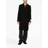 Paltoane Dolce & Gabbana pentru Barbati - Paltoane Dolce & Gabbana Dolce & Gabbana Double-Breasted Wool Coat Black Barbati (BM 14104553) - B-mall.ro