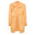 Fabiana Filippi Orange cardigan with bow Orange