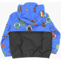 Jachete pentru Baieti - Jachete Nike Rip Stop Checked Printed Anorak Blue Baieti (BM 14104949) - B-mall.ro