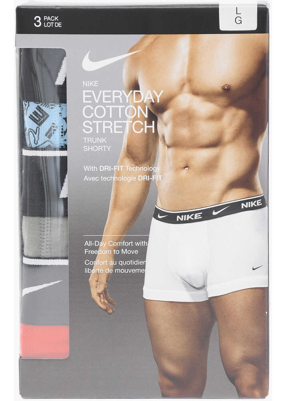 Lenjerie intima Nike Set Of 3 Stretch Cotton Boxer With Logoed Elastic Band Multicolor Barbati (BM 14105507) 3