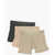 Nike Solid Color 3 Pairs Of Boxers Set Beige