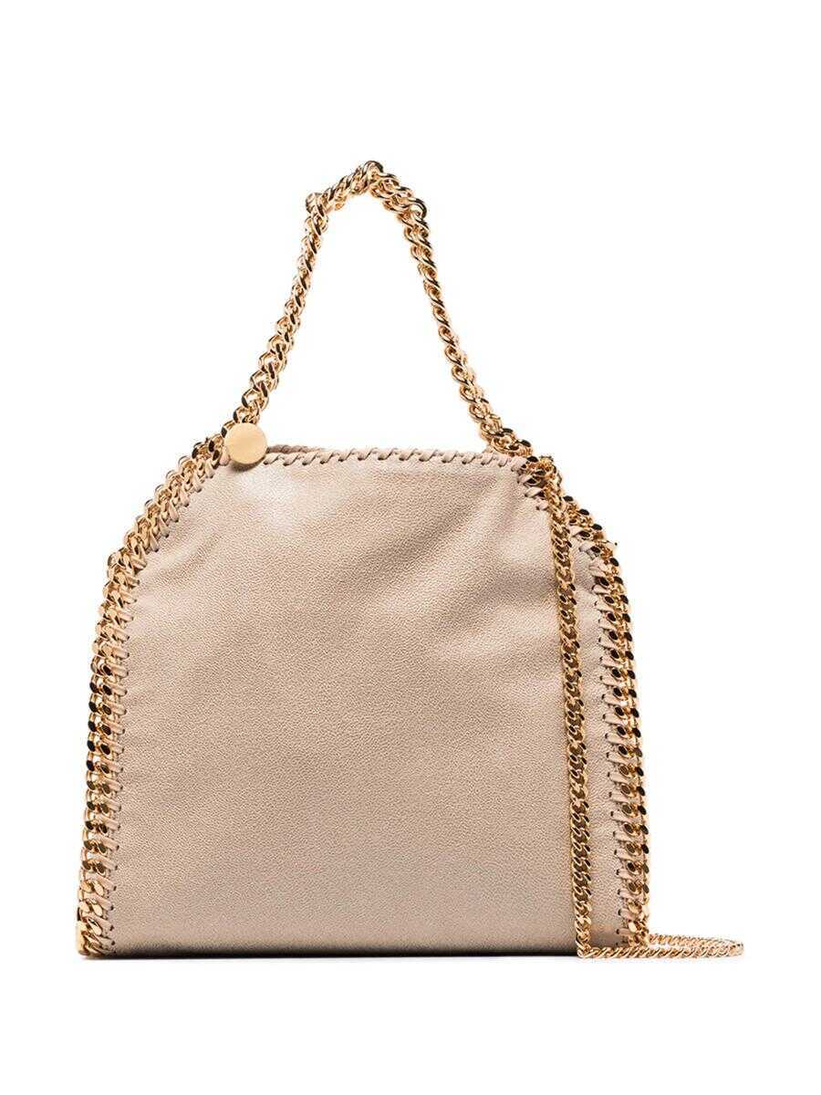 Genti de umar Stella McCartney Stella McCartney Falabella Mini Tote Bag Beige Femei (BM 14114456) 1