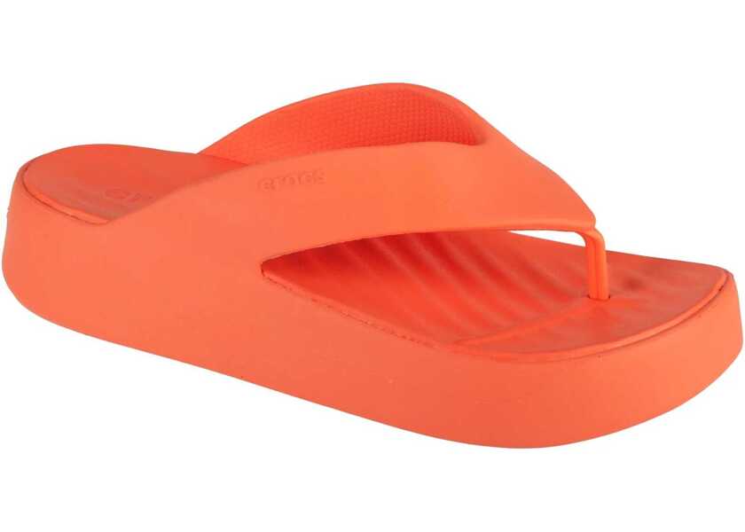 Slapi Crocs Gataway Platform Flip Orange Femei (BM 14118374) 1