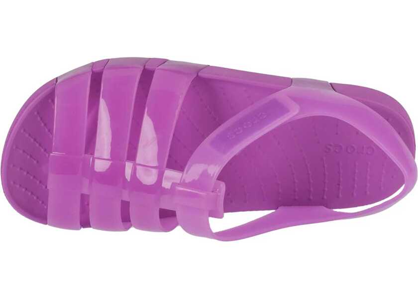 Sandale fara toc Crocs Isabella Jelly Kids Sandal Pink Fete (BM 14118404) 3