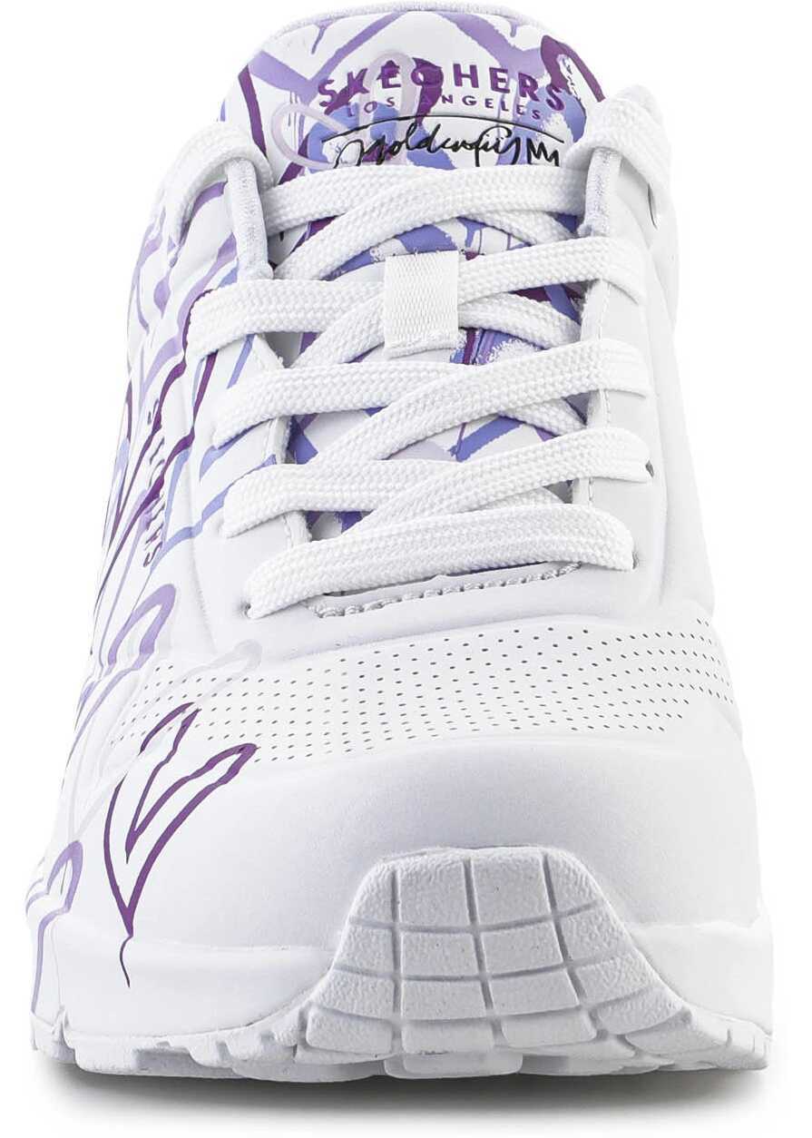 Sneakers SKECHERS JGoldcrown Uno Lite - Spread the Love White Femei (BM 14118632) 2