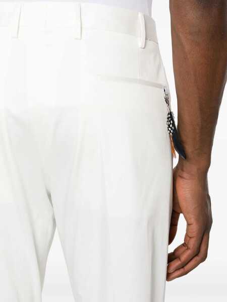 Pantaloni casual PT TORINO Cotton Pants BIANCO LANA Barbati (BM 14119292) 5