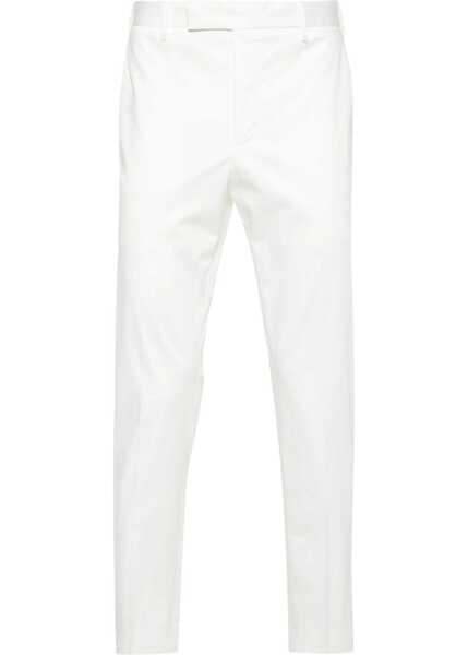 Pantaloni casual PT TORINO Cotton Pants BIANCO LANA Barbati (BM 14119292) 1