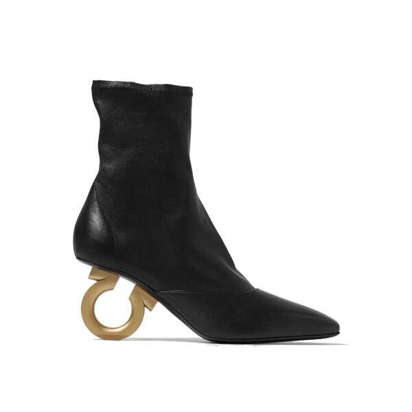 Bocanci Salvatore Ferragamo Salvatore Ferragamo Elina Boots Black Femei (BM 14125547) 1