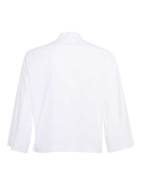 Camasi Mazzarelli Camicie White cropped shirt White Femei (BM 14125772) 2
