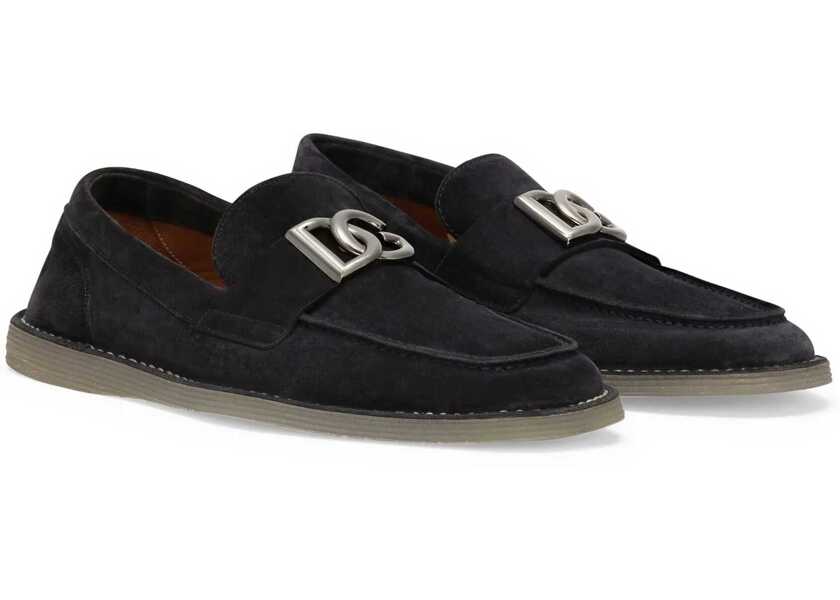 Mocasini Dolce & Gabbana Suede Loafer BLUE Barbati (BM 14127527) 2