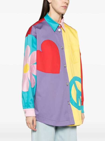 Camasi casual MOSCHINO JEANS Printed Shirt MULTICOLOUR Femei (BM 14127695) 3