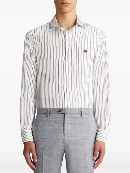 Camasi casual ETRO Pegasus Logo Shirt WHITE Barbati (BM 14127881) 2