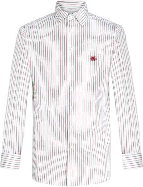 Camasi casual ETRO Pegasus Logo Shirt WHITE Barbati (BM 14127881) 1