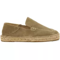 Espadrile Leather Espadrille Barbati