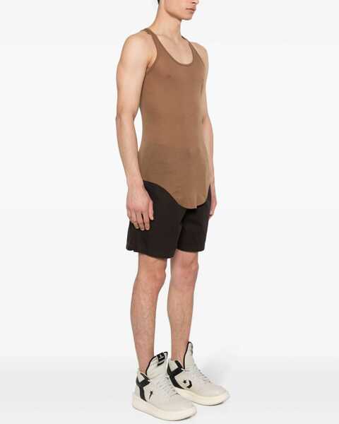 Tricouri Rick Owens Cotton Tank Top BROWN Barbati (BM 14128157) 3