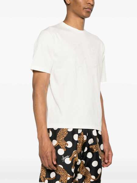 Tricouri Palm Angels T-Shirt With Logo WHITE Barbati (BM 14128211) 3