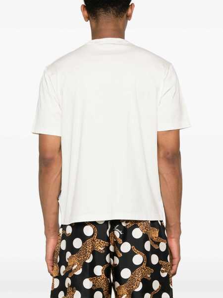 Tricouri Palm Angels T-Shirt With Logo WHITE Barbati (BM 14128211) 4