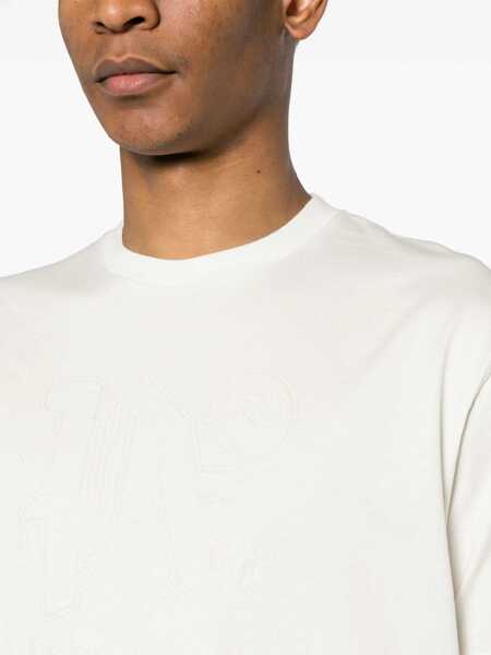 Tricouri Palm Angels T-Shirt With Logo WHITE Barbati (BM 14128211) 5