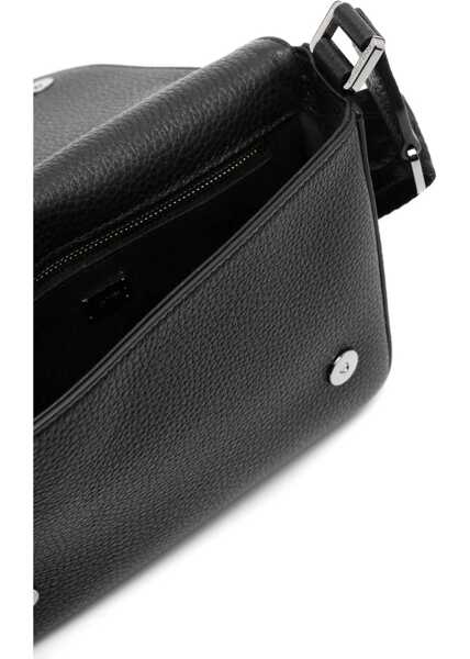 Genti tip postas Dolce & Gabbana Medium Leather Shoulder Bag BLACK Barbati (BM 14128250) 5