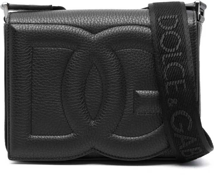 Genti tip postas Dolce & Gabbana Medium Leather Shoulder Bag BLACK Barbati (BM 14128250) 1