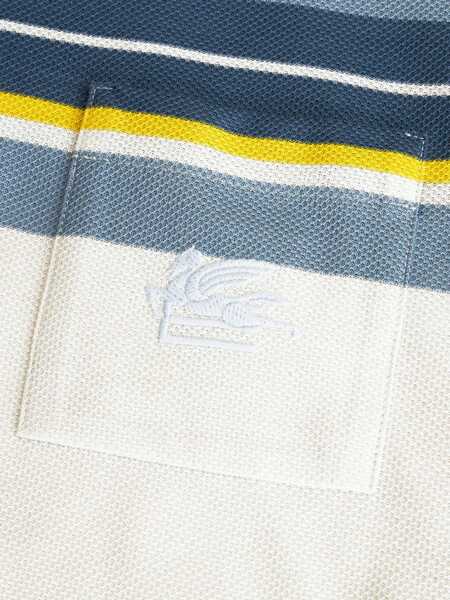 Tricouri Polo ETRO Polo Shirt With Pegasus Embroidery IVORY Barbati (BM 14128517) 3