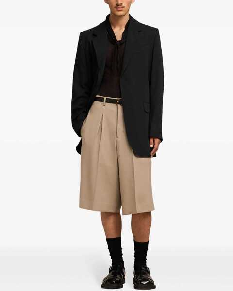 Sacouri office AMI Paris Oversize Jacket BLACK Barbati (BM 14128607) 2