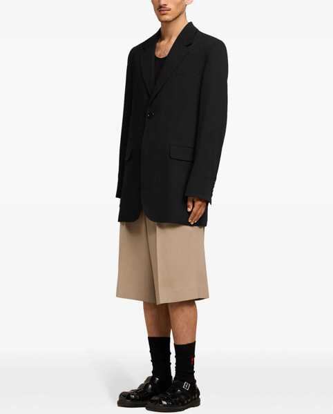 Sacouri office AMI Paris Oversize Jacket BLACK Barbati (BM 14128607) 3