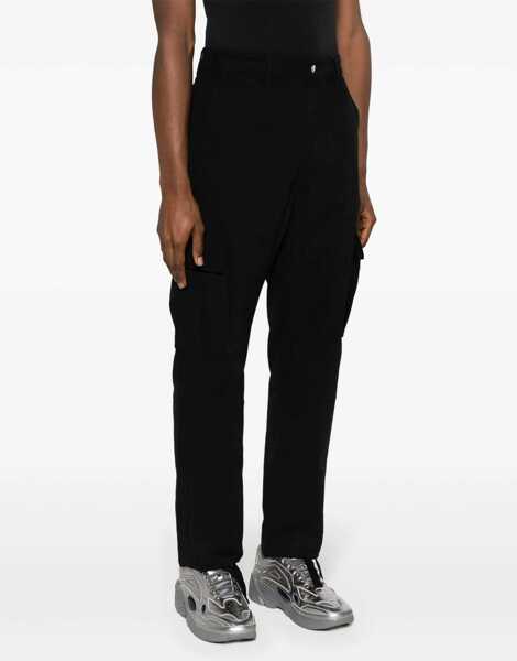 Pantaloni casual Marcelo Burlon Cargo Pants BLACK Barbati (BM 14128736) 3