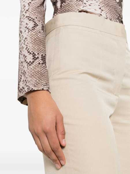 Pantaloni casual Stella McCartney Flare Fit Pants BEIGE Femei (BM 14129090) 5