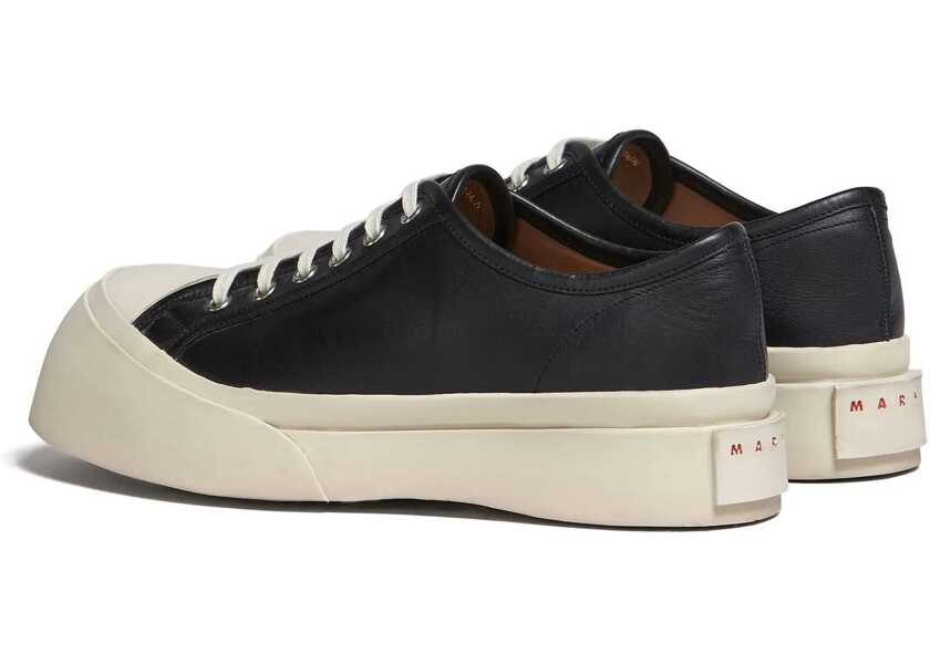 Sneakers Marni Leather Sneaker BLACK Femei (BM 14129207) 3