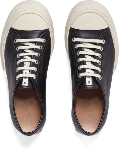 Sneakers Marni Leather Sneaker BLACK Femei (BM 14129207) 4