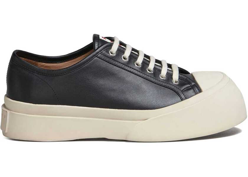 Sneakers Marni Leather Sneaker BLACK Femei (BM 14129207) 1